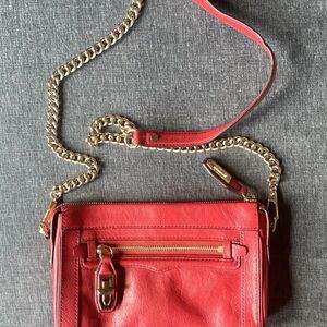 Rebecca Minkoff Red Leather Crossbody Bag